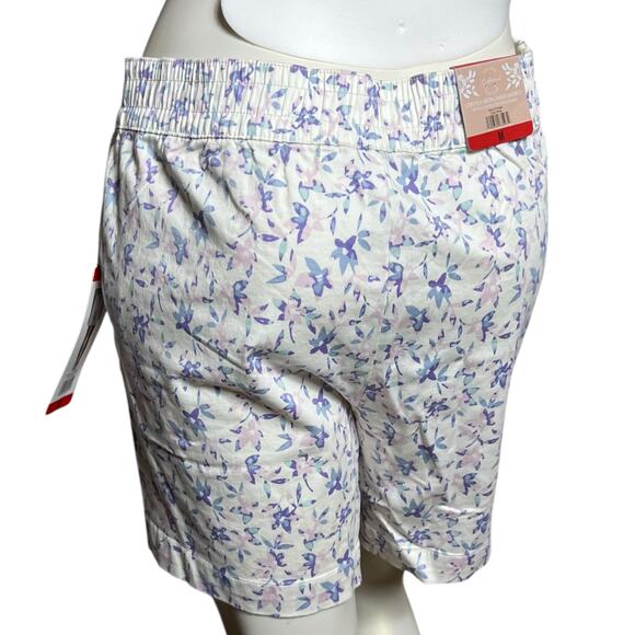 Jachs Girlfriend Floral Cotton-Modal Blend Shorts, Size M – Soft & Comfortable - Picture 3 of 14
